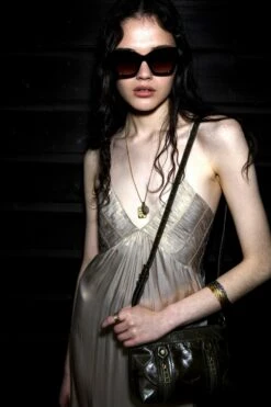 Zadig & Voltaire Rayonne Satin Dress Gold 17 Zadig & Voltaire Rayonne Satin Dress Gold -Zadig & Voltaire Clothing 15 keylooks summer 130425 2862 copie