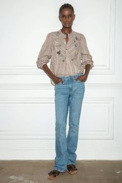 Zadig & Voltaire Teda Blouse Japon -Zadig & Voltaire Clothing 18 zv women january j2 keylook 020 modifier