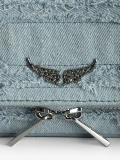 Zadig & Voltaire Rock Nano Clutch Breeze -Zadig & Voltaire Clothing 62a5077 copie