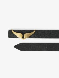 Zadig & Voltaire Reversible Rock Belt Noir -Zadig & Voltaire Clothing 62a5114 copie