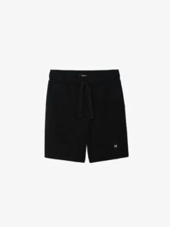 Zadig & Voltaire Pablo Shorts Black -Zadig & Voltaire Clothing JMBS01029 BLACK PACKSHOT 6811e6cd32161