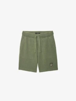 Zadig & Voltaire Pablo Shorts Used Kaki -Zadig & Voltaire Clothing JMBS01029 USED KAKI PACKSHOT 6811e6d4596cc