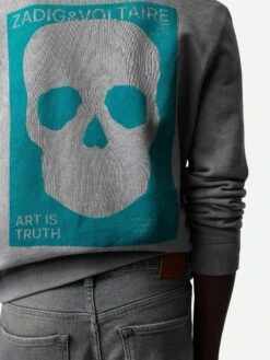 Zadig & Voltaire Stony Sweatshirt Iron -Zadig & Voltaire Clothing JMSS00232 IRON HOVER