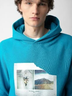 Zadig & Voltaire Sanchi Photoprint Sweatshirt Duck -Zadig & Voltaire Clothing JMSS00238 DUCK ADDI 1