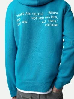 Zadig & Voltaire Sanchi Photoprint Sweatshirt Duck -Zadig & Voltaire Clothing JMSS00238 DUCK HOVER