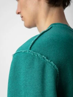 Zadig & Voltaire Simba Sweatshirt Aqua -Zadig & Voltaire Clothing JMSS00240 AQUA ADDI 2 1