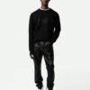 Zadig & Voltaire Simba Sweatshirt Black -Zadig & Voltaire Clothing JMSS00245 NOIR SHOOTING