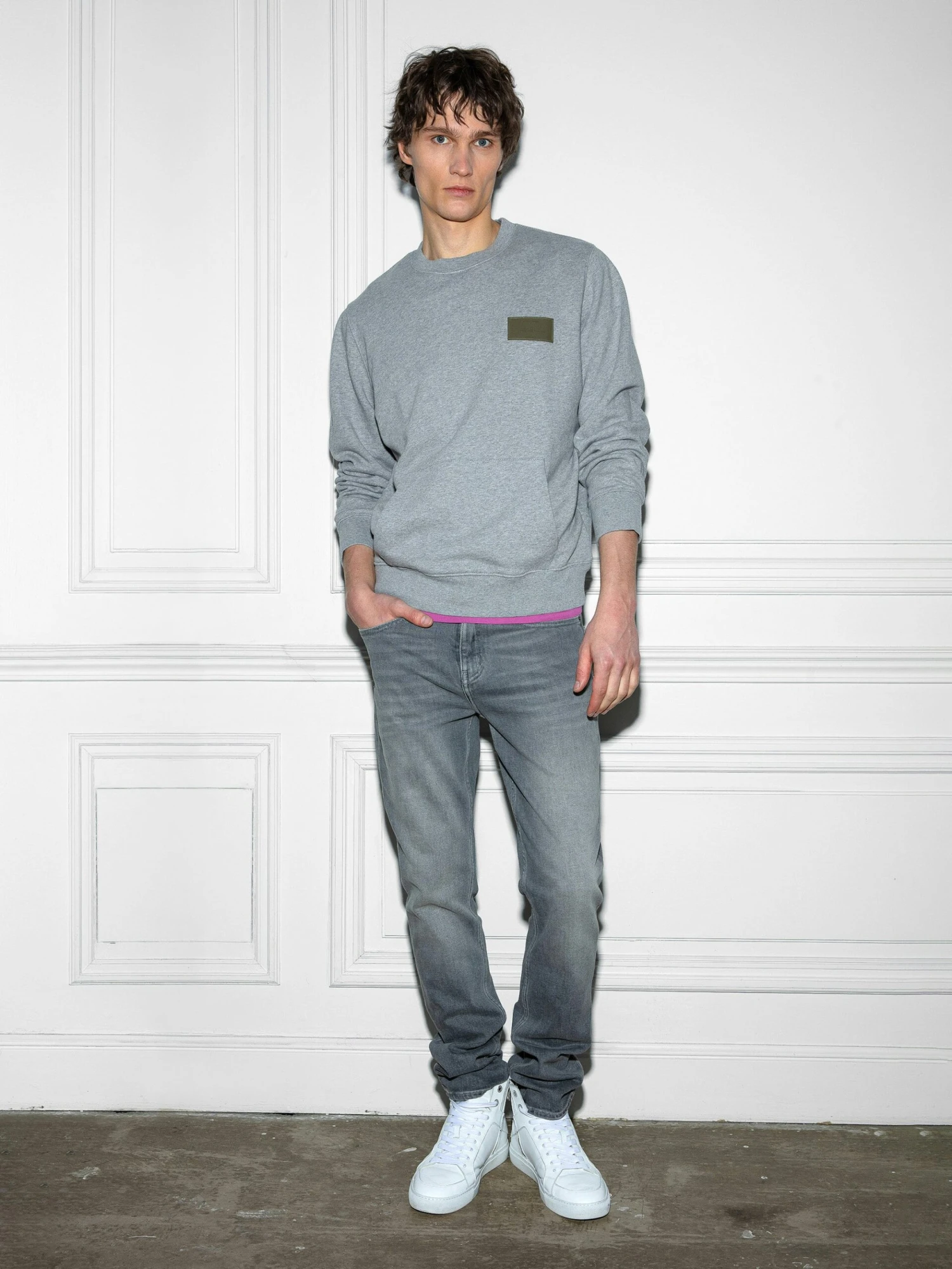 Zadig & Voltaire Aime Sweatshirt Gris Chine 5 Zadig & Voltaire Aime Sweatshirt Gris Chine - Image 3