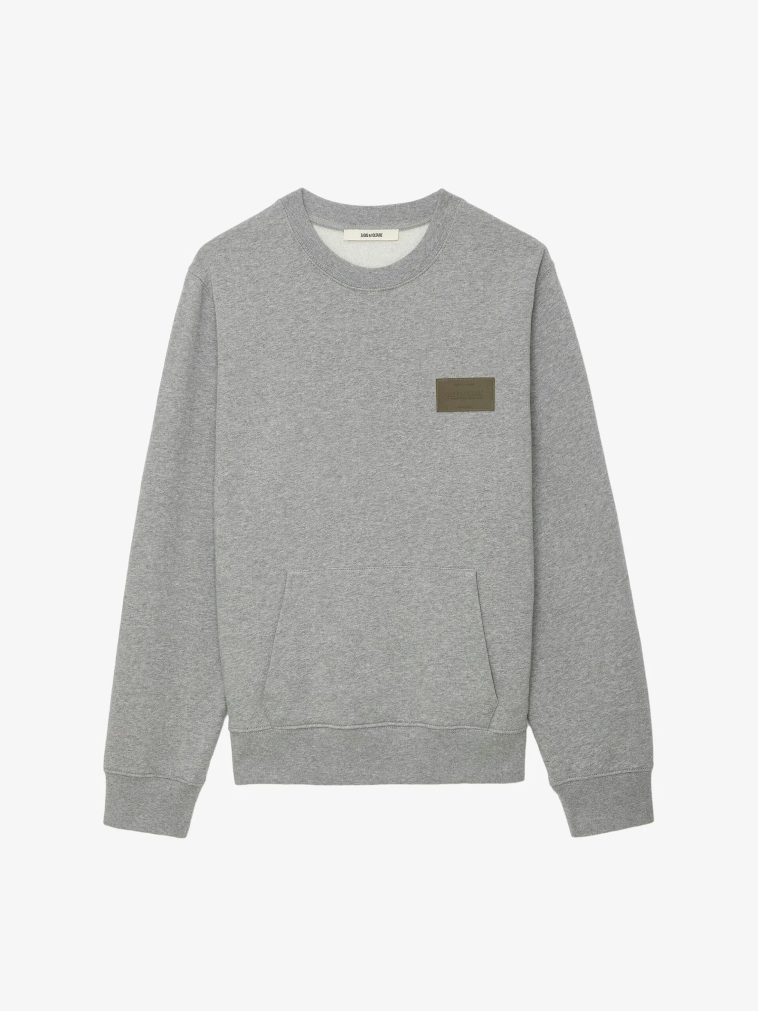 Zadig & Voltaire Aime Sweatshirt Gris Chine 8 Zadig & Voltaire Aime Sweatshirt Gris Chine - Image 6