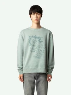 Zadig & Voltaire Simba Sweatshirt Nebulous -Zadig & Voltaire Clothing JMSS00265 NEBULOUS ADDI 1 66854ba774e36