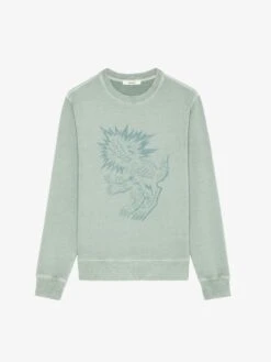 Zadig & Voltaire Simba Sweatshirt Nebulous -Zadig & Voltaire Clothing JMSS00265 NEBULOUS PACKSHOT 6694ebfbce0cd