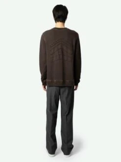 Zadig & Voltaire Stony Arrow Sweatshirt Land -Zadig & Voltaire Clothing JMSS00266 LAND BACK 668ba0c82689d