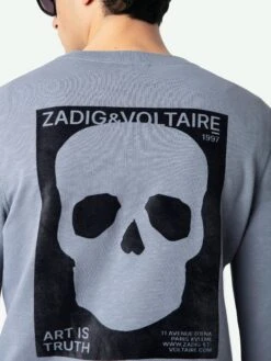 Zadig & Voltaire Stony Sweatshirt Stormy -Zadig & Voltaire Clothing JMSS01263 STORMY HOVER 67603f8f5fc27