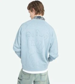 Zadig & Voltaire Uppy Sweatshirt Cloud -Zadig & Voltaire Clothing JMSS01266 CLOUD HOVER 680f433629edb