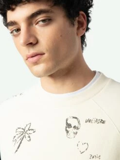 Zadig & Voltaire Uppy Sweatshirt Steam -Zadig & Voltaire Clothing JMSS01293 STEAM HOVER 67603f62be250