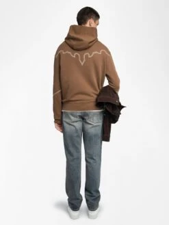 Zadig & Voltaire Sweeny Sweatshirt Wood -Zadig & Voltaire Clothing JMSS01304 WOOD BACK 6863f264757fb
