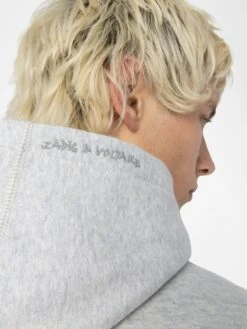 Zadig & Voltaire Sacha Sweatshirt Gris Chine -Zadig & Voltaire Clothing JMSS01309 GRIS CHINE HOVER 683dca2972da5