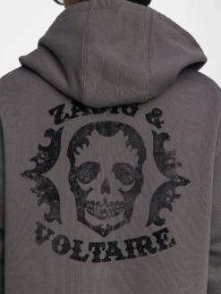 Zadig & Voltaire Sacha Sweatshirt Dark Chocolate -Zadig & Voltaire Clothing JMSS01311 DARK CHOCOLATE HOVER 68484eddf1530