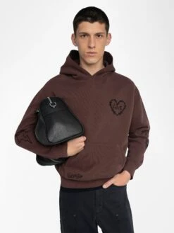 Zadig & Voltaire Sacha Sweatshirt Burgundy -Zadig & Voltaire Clothing JMSS01326 BURGUNDY ADDI 2 6863f3674a6c6