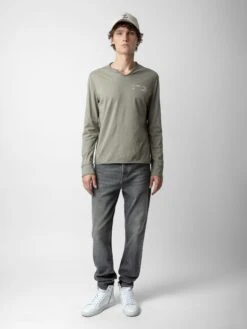 Zadig & Voltaire Monastir Photoprint T-shirt Trellis -Zadig & Voltaire Clothing JMTN00240 TRELLIS ADDI 1