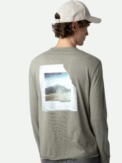 Zadig & Voltaire Monastir Photoprint T-shirt Trellis -Zadig & Voltaire Clothing JMTN00240 TRELLIS HOVER