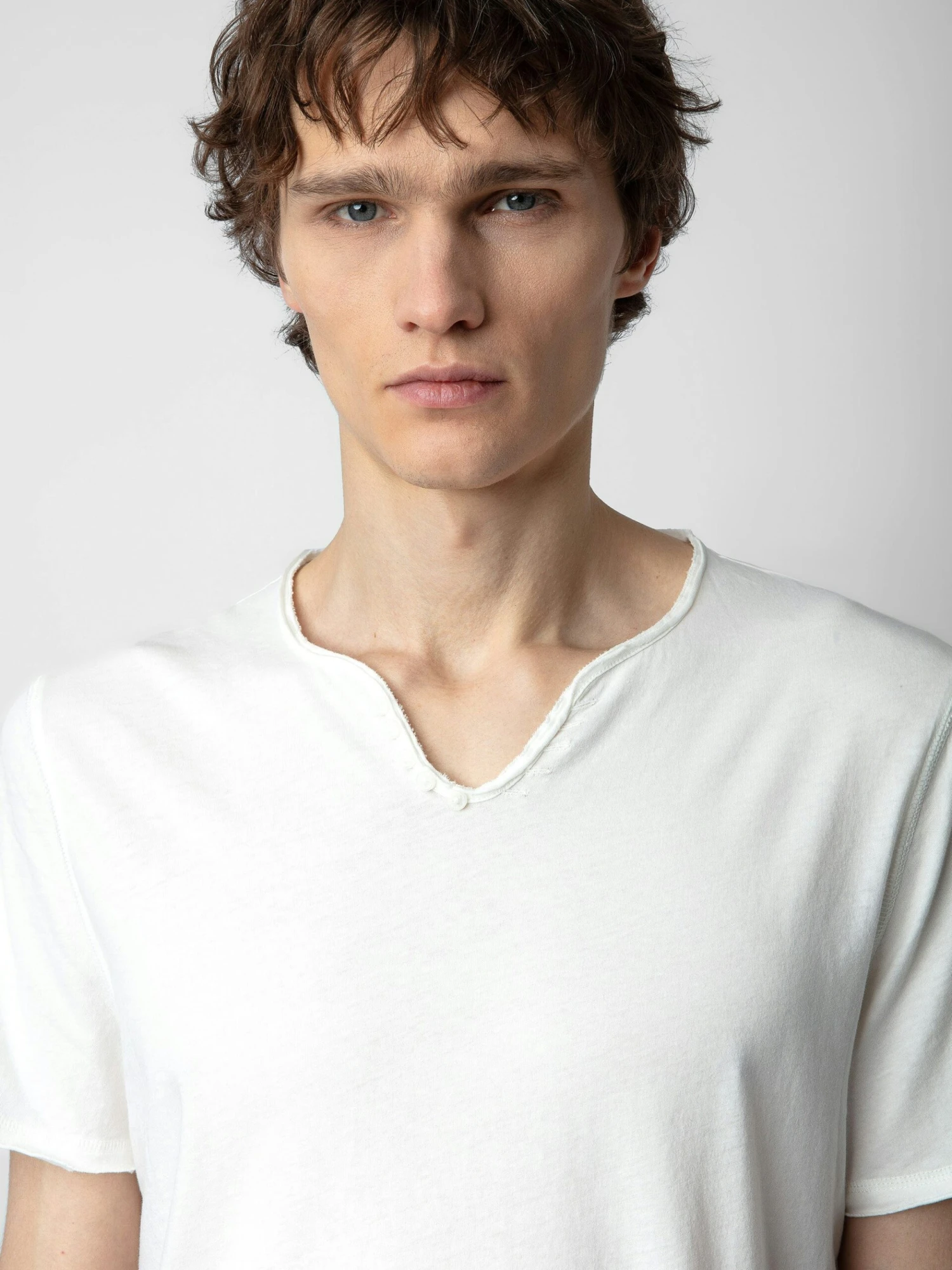 Zadig & Voltaire Monastir Henley T-shirt Judo 5 Zadig & Voltaire Monastir Henley T-shirt Judo - Image 3