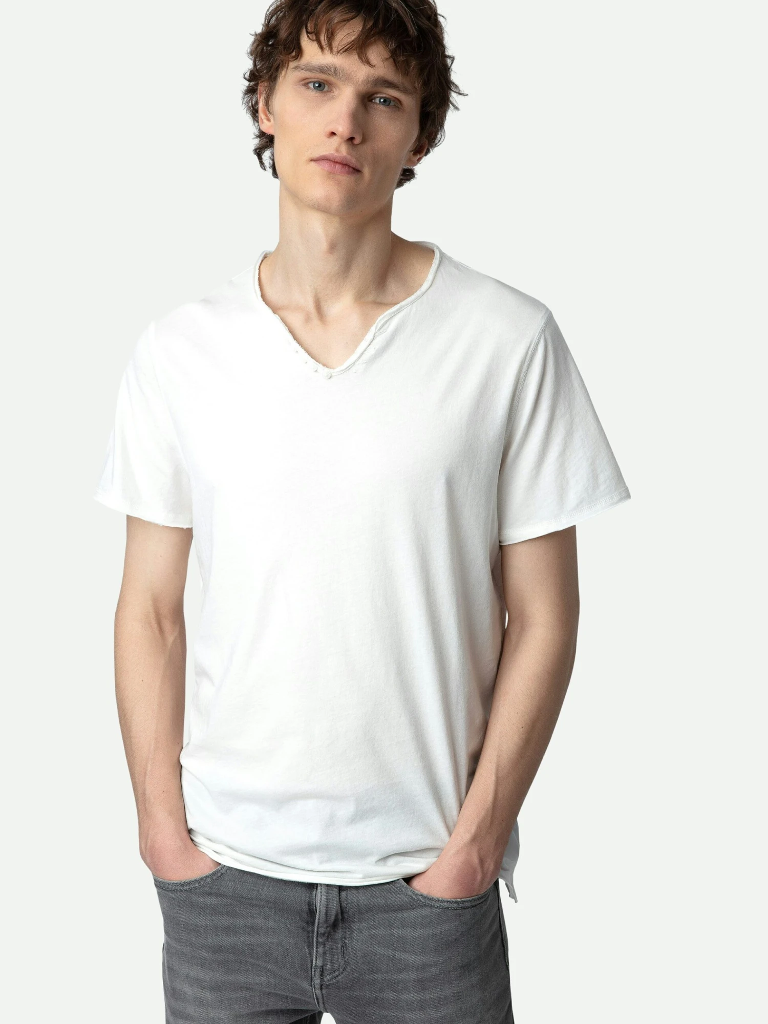 Zadig & Voltaire Monastir Henley T-shirt Judo 6 Zadig & Voltaire Monastir Henley T-shirt Judo - Image 4