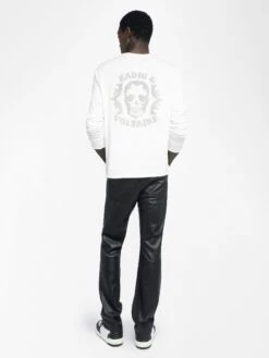 Zadig & Voltaire Henley Monastir T-shirt Judo -Zadig & Voltaire Clothing JMTN01636 JUDO BACK 68484f83c6c93