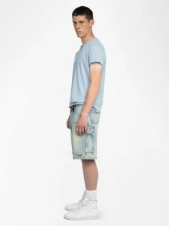 Zadig & Voltaire Henley Monastir T-shirt Cloud -Zadig & Voltaire Clothing JMTN01638 CLOUD ADDI 2 6863f30abd759