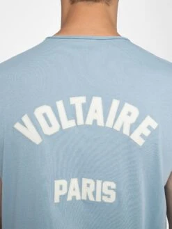 Zadig & Voltaire Henley Monastir T-shirt Cloud -Zadig & Voltaire Clothing JMTN01638 CLOUD HOVER 6863f28ad6ad8