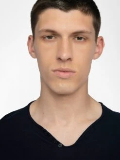 Zadig & Voltaire Monastir T-shirt Encre -Zadig & Voltaire Clothing JMTN01640 ENCRE ADDI 3 6863f43da0934