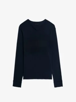 Zadig & Voltaire Monastir T-shirt Encre -Zadig & Voltaire Clothing JMTN01640 ENCRE PACKSHOT 6863ba2b97ced