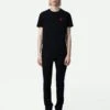 Zadig & Voltaire Tommy Skull XO T-shirt Black -Zadig & Voltaire Clothing JMTS00001 NOIR SHOOTING