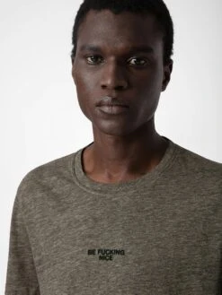 Zadig & Voltaire Tommy T-shirt Light Beige -Zadig & Voltaire Clothing JMTS00622 LIGHT BEIGE ADDI 1