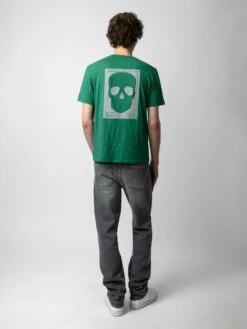 Zadig & Voltaire Stockholm T-shirt Peppermint -Zadig & Voltaire Clothing JMTS00623 PEPPERMINT BACK