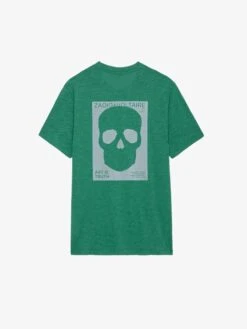 Zadig & Voltaire Stockholm T-shirt Peppermint -Zadig & Voltaire Clothing JMTS00623 PEPPERMINT PACKSHOT 2