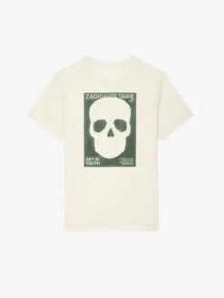 Zadig & Voltaire Stockholm T-shirt Steam -Zadig & Voltaire Clothing JMTS00623 STEAM PACKSHOT 2 6777efcf7e0ed