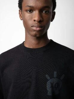 Zadig & Voltaire Teddy Skull T-shirt Black -Zadig & Voltaire Clothing JMTS00630 NOIR ADDI 1