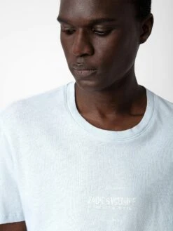 Zadig & Voltaire Jetty T-shirt Ciel -Zadig & Voltaire Clothing JMTS00634 CIEL ADDI 1