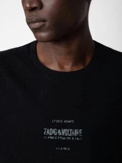 Zadig & Voltaire Jetty T-shirt Black -Zadig & Voltaire Clothing JMTS00634 NOIR ADDI 1