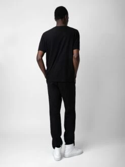 Zadig & Voltaire Jetty T-shirt Black -Zadig & Voltaire Clothing JMTS00634 NOIR BACK