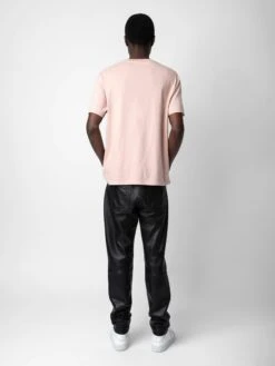 Zadig & Voltaire Ted Insignia T-shirt Primrose 8 Zadig & Voltaire Ted Insignia T-shirt Primrose -Zadig & Voltaire Clothing JMTS00644 PRIMEROSE BACK