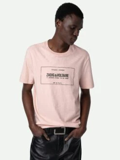 Zadig & Voltaire Ted Insignia T-shirt Primrose 10 Zadig & Voltaire Ted Insignia T-shirt Primrose -Zadig & Voltaire Clothing JMTS00644 PRIMEROSE HOVER