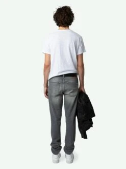 Zadig & Voltaire Toby Photoprint T-shirt White -Zadig & Voltaire Clothing JMTS00649 BLANC BACK 662ba717e38b8