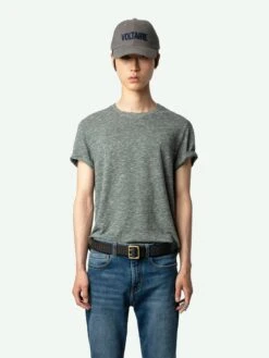 Zadig & Voltaire Tommy Arrow T-shirt Nebulous 12 Zadig & Voltaire Tommy Arrow T-shirt Nebulous -Zadig & Voltaire Clothing JMTS00661 NEBULOUS ADDI 1 66854ce02a0c7