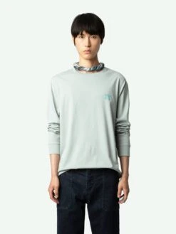 Zadig & Voltaire Hector T-shirt Nebulous -Zadig & Voltaire Clothing JMTS00665 NEBULOUS ADDI 1 66854e4b57a9d