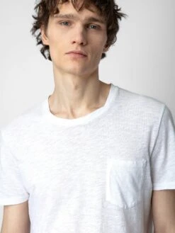 Zadig & Voltaire Stockholm T-shirt White 11 Zadig & Voltaire Stockholm T-shirt White -Zadig & Voltaire Clothing JMTS01708 WHITE ADDI 2 66e2e91906130