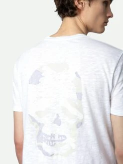 Zadig & Voltaire Stockholm T-shirt White 12 Zadig & Voltaire Stockholm T-shirt White -Zadig & Voltaire Clothing JMTS01708 WHITE HOVER 66e2e8489713f