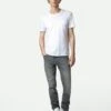 Zadig & Voltaire Stockholm T-shirt White -Zadig & Voltaire Clothing JMTS01708 WHITE SHOOTING 66e2e85c14110
