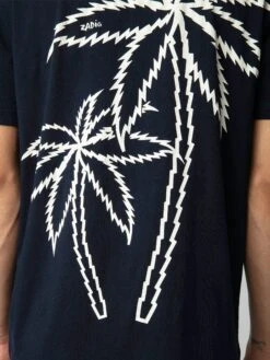 Zadig & Voltaire Tommy T-shirt Encre -Zadig & Voltaire Clothing JMTS01710 ENCRE HOVER 67d1501b48e0a